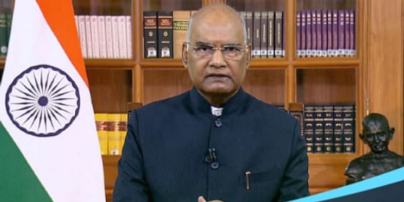 राष्ट्रपति ने भारत के विकास में सरकार की अनेक उपलब्धियां गिनाईं