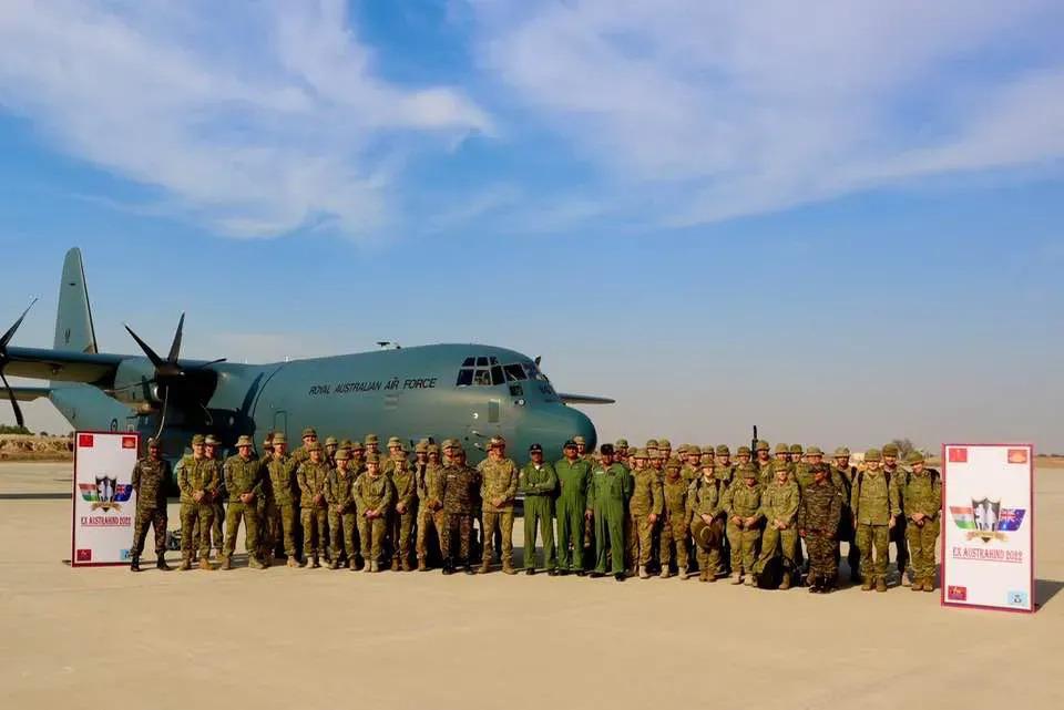 ”ऑस्‍ट्रा हिन्‍द–22” में भाग लेने के लिए ऑस्ट्रेलियाई सेना भारत पहुंची