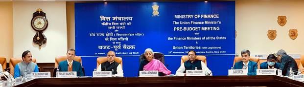 निर्मला सीतारमण ने राज्यों के वित्त मंत्रियों के साथ बजट पूर्व परामर्श की अध्यक्षता की