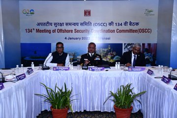 अपतटीय सुरक्षा समन्वय समिति की 134वीं बैठक का आयोजन