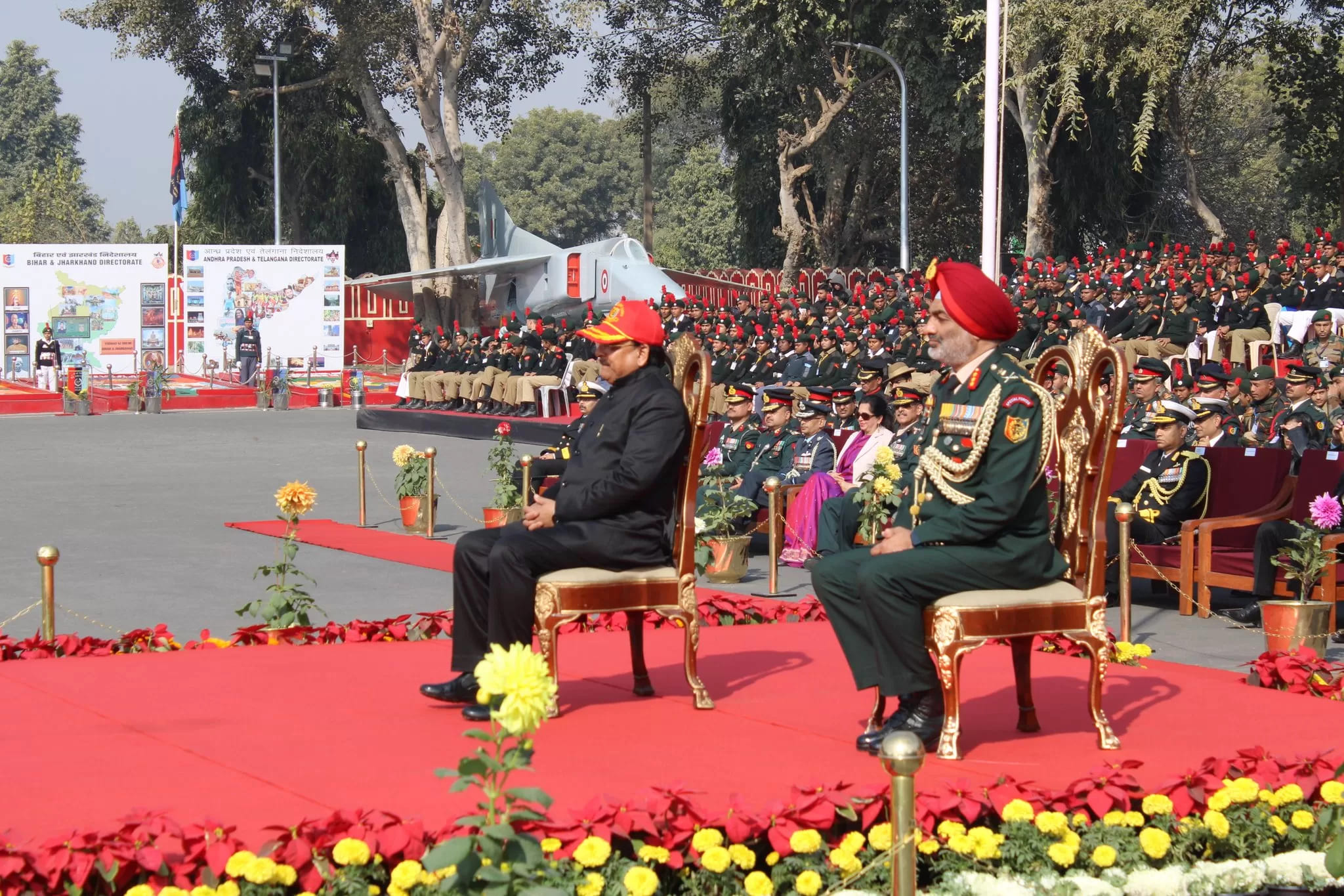 रक्षा राज्य मंत्री ने एनसीसी के गणतंत्र दिवस शिविर 2023 का दौरा किया