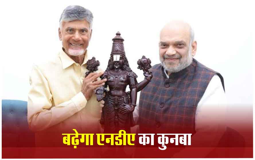 TDP से हाथ मिलाएगी बीजेपी, लोकसभा चुनाव से पहले बढ़ेगा एनडीए का परिवार; ​​​​​​​चंद्रबाबू नायडू-शाह की मुलाकात