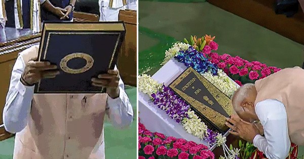 संविधान सदन में NDA की बैठक: NDA के नेता चुने गए मोदी, नीतीश-चंद्रबाबू ने किया समर्थन