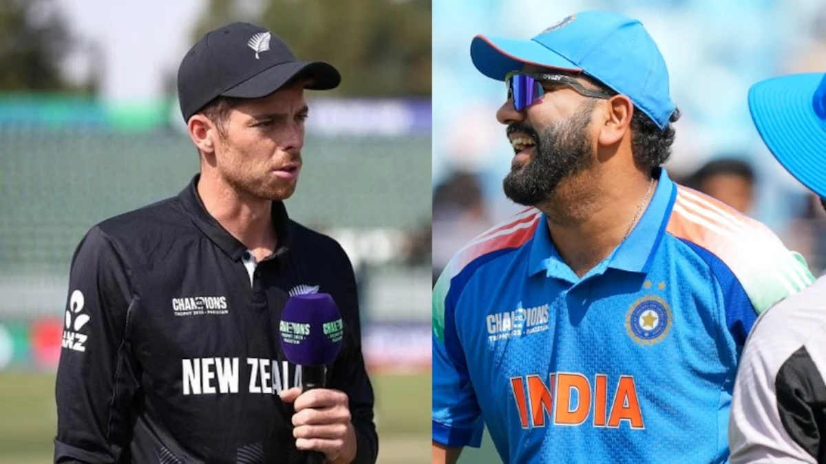 चैंपियंस ट्रॉफी के फाइनल से पहले न्यूजीलैंड कप्तान का बड़ा बयान, बोले- दुबई की प‍िच से भारत को होगा फायदा