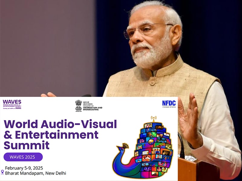 राइजिंग भारत समिट 2025:  पीएम मोदी हुए सम्मेलन में शामिल, कहा- एंटरटेन इडंस्ट्री को हम लोग नेक्सट लेवल पर ले जा रहे