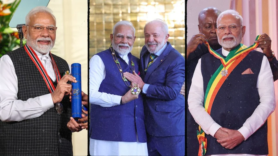 5 देशों की यात्रा कर भारत लौटे पीएम मोदी, घाना, नमीबिया समेत इन देशों से मिला सर्वोच्च सम्मान