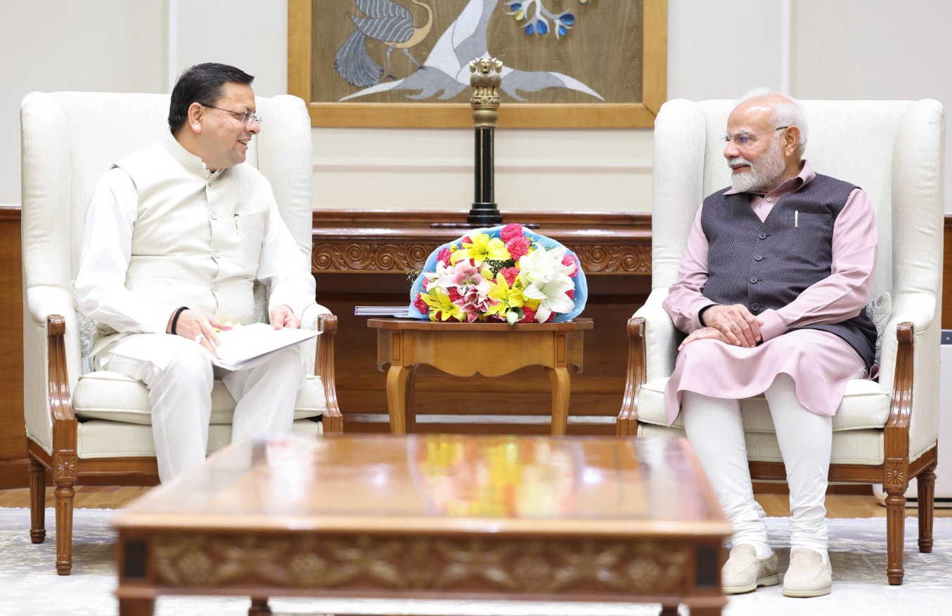 सीएम धामी ने की पीएम मोदी से मुलाकात, पीएम आवास में हुई लंबी मीटींग, उत्तराखंड सीएम ने प्रधानमंत्री से किया ये आग्रह