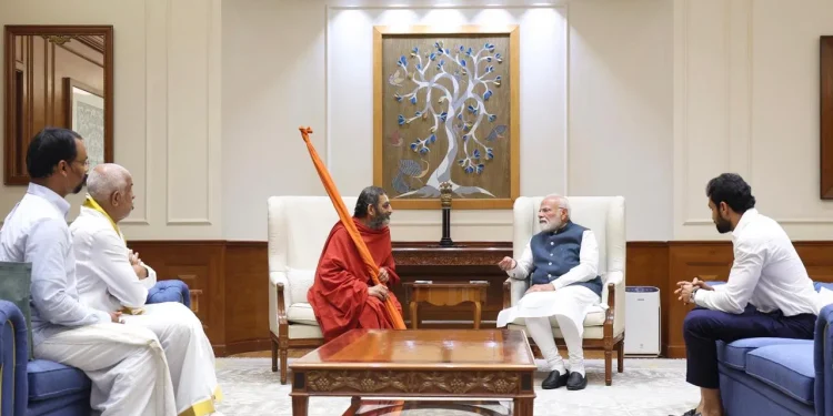 MyHome Group के चेयरमैन ने की PM मोदी से मुलाकात, स्टैच्यू ऑफ इक्वैलिटी के लिए दिया न्योता