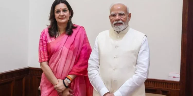 क्या BJP में शामिल होंगी प्रियंका चतुर्वेदी? पीएम मोदी से मुलाकात के बाद गर्म हुआ सियासी बाजार