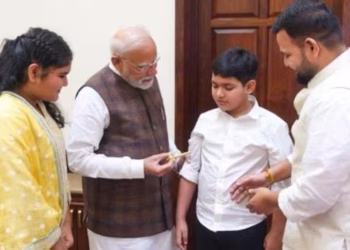 बृजभूषण  के परिवार ने की पीएम मोदी-अमित शाह से मुलाकात, जमकर हो रही इस सियासी तस्वीर की चर्चा