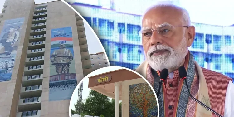 सांसदों को मिला नए फ्लैट्स का तोहफा, पीएम मोदी ने किया उद्घाटन, विपक्ष पर कसा तंज