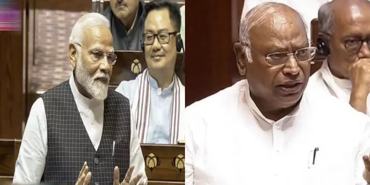 खरगे जी बैठकर भी नारे लगा सकते हैं… विपक्ष के हंगामे के बीच राज्यसभा में PM मोदी का भाषण, जानिए क्या कहा