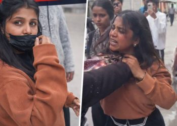 नशे में लड़कों को छेड़ रही थी 23 साल की लड़की.. आंटी ने जमकर पीटा, जमकर वायरल हो रहा ये वीडियो