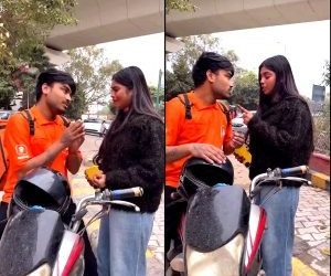 डिलीवरी बॉय निकला बॉयफ्रेंड.. आशिक की गरीबी देख फूट-फूटकर रोई गर्लफ्रेंड, देखिए वायरल वीडियो