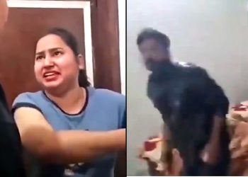 छत पर कपड़े सुखा रही थी महिला, घर में पति के साथ रंगरलिया मना रही थी पड़ोसन, पत्नी ने बुला ली पुलिस, फिर..!