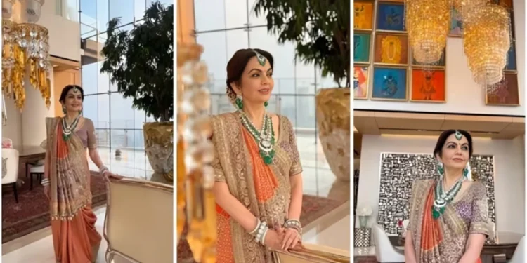 बड़े-बड़े झूमर, समंदर का नजारा.. अंबानी का महल देखकर हो जाएंगे हैरान.. नीता अंबानी ने खुद दिखाया, देखें फोटोज