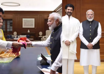 रश्मिका मंदाना-विजय देवरकोंडा के रिसेप्शन में शामिल होंगे पीएम-मोदी अमित शाह, मुलाकात कर दिया न्योता, देखें वायरल फोटोज