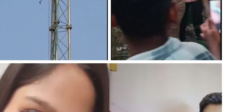 मेरे बाबू को बुलाओ… बॉयफ्रेंड से शादी की जिद पर अड़ी लड़की टॉवर पर चढ़ी, नीचे उतर तो…