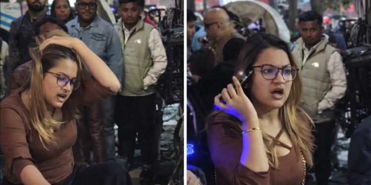 शराब पीकर बॉयफ्रेंड के घर पहुंची गर्लफ्रेंड, मोहल्ले में खड़े होकर दी गंदी-गंदी गालियां, आपने देखा ये वायरल वीडियो