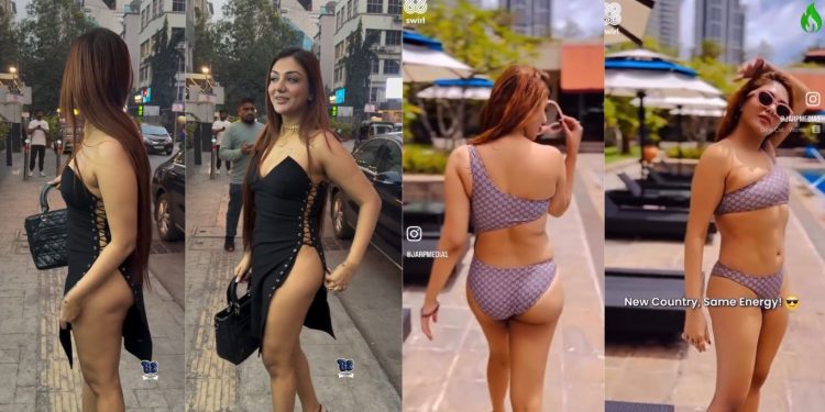 ऐसी लड़कियों की वजह से… आधे कपड़े पहनकर सड़कों पर निकली एक्ट्रेस, भड़का सिंगर, देखें वायरल वीडियो