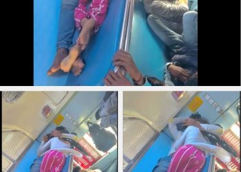 हनीमून पर जा रहे कपल ने ट्रेन में की गंदी हरकतें, भड़के यात्रियों ने कहा- ये सब घर पर करो