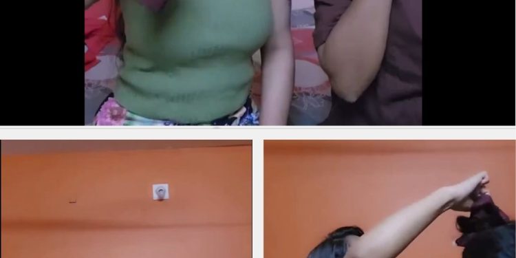 कैमरे के सामने लड़की ने उतारी अंडरवियर, फिर दूसरे लड़की के बालों में बांध दी चड्डी, वायरल होने के लिए की गंदी हरकत