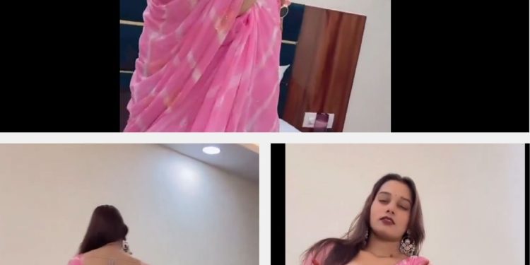 OYO के होटल रूम में शादीशुदा भाभी ने साड़ी में किया जबरदस्त डांस, लोगों ने कमेंट में पूछा- वीडियो किसने बनाया?