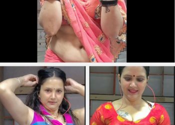 बिना पल्लू की भड़काऊ साड़ी, कान में हेडफोन लगाकर अश्लील गानों पर डांस, इस भाभी ने सोशल मीडिया पर मचाया तहलका