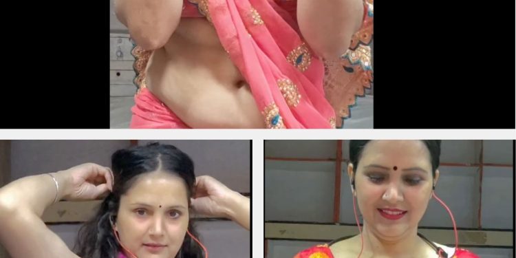 बिना पल्लू की भड़काऊ साड़ी, कान में हेडफोन लगाकर अश्लील गानों पर डांस, इस भाभी ने सोशल मीडिया पर मचाया तहलका