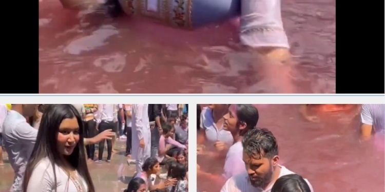 वाटर पार्क में उतर कर लड़की ने किया धमाकेदार डांस, पानी के बीच दिखाई मोहक अदाएं, जीता लोगों का दिल