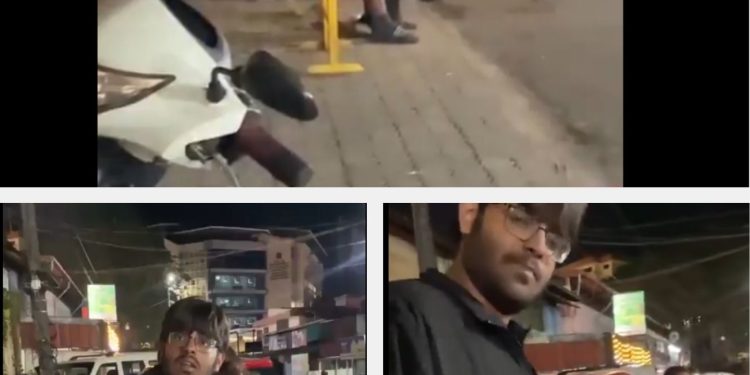 सड़क पर गंदी हरकतें और किसिंग… नशे में धुत कपल ने की अश्लीलता तो भड़के लोग, फिर.!