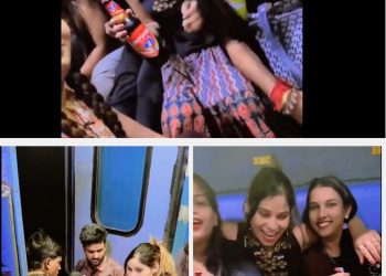 ट्रेन में कॉलेज जाने वाली लड़कियों ने की बीयर पार्टी, फिर नशे में किया जमकर हंगामा, ये वीडियो देख चौंक जाएंगे