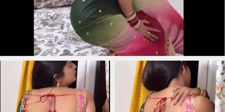 साड़ी लुक में शादीशुदा महिला ने बनाई रील, कुछ ने की तारीफ तो कुछ ने किया ट्रोल, वीडियो देख बताएं अपनी  राय