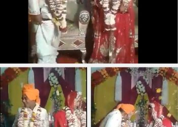 वरमाला में दूल्हे के साथ हुआ बड़ा कांड, स्टेज पर खुल गया पायजामे का नाड़ा.. हंस-हंसकर पागल हुई दुल्हन, VIDEO