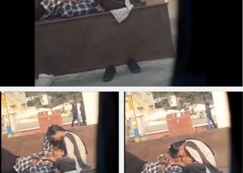 स्कूल जाने का कहकर घर से निकली लड़की, पार्क में बॉयफ्रेंड संग किस करती दिखी… वीडियो वायरल!