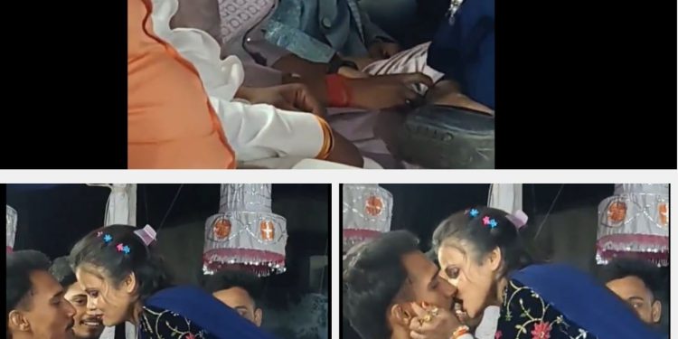 शादी में स्टेज पर दूल्हे को Kiss करते दिखी बार डांसर! वायरल वीडियो के बाद शादी टूटने की चर्चा