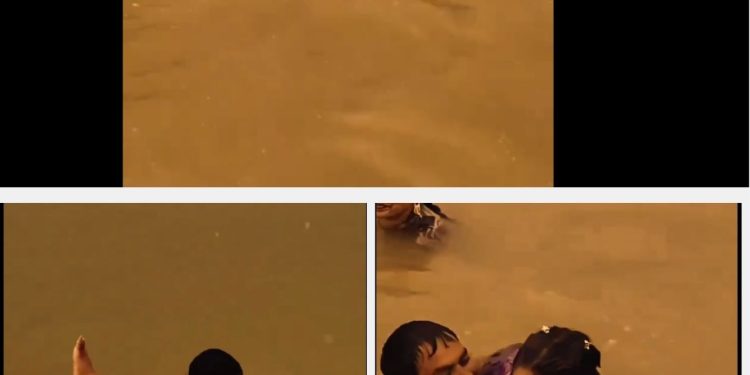 पवित्र नदी में नहाने गए पति-पत्नी ने किया रोमांस, अश्लील हरकत का VIDEO वायरल! लोगों ने उठाए मर्यादा पर सवाल