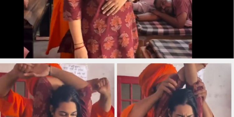 महिला के प्राइवेट पार्ट्स छूकर बाबा ने 20 मिनट में खत्म की बीमारी,  बाबा के अनोखे इलाज का VIDEO वायरल, छूते ही महिला हुई ठीक?”