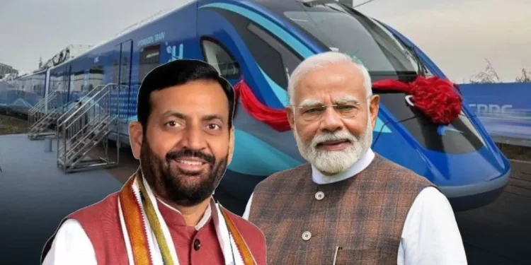 पीएम मोदी ने रवाना की देश की पहली हाइड्रोजन ट्रेन, ऐसा करने वाला दुनिया का 5वां देश बना ऐसा करने वाला, हरियाणा में जींद से सोनीपत जाएगी