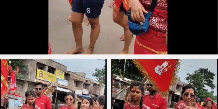 Kanwar Yatra Viral Video: कांवड़ यात्रा में लड़कियों के अश्लील डांस का वीडियो वायरल, सावन सोमवार पर ऐसी फूहड़ता क्यों.?