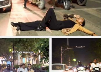 Indore Traffic Signal Reel Case: रील बनाने के लिए ट्रैफिक के बीच सड़क पर लेट गई लड़की, पीछे खड़ी रहीं गाड़ियां, इंदौर का वीडियो वायरल.!