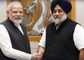 दिल्ली में PM मोदी से मिलने पहुचे सुखबीर बादल, दोबारा अकाली-BJP गठजोड़ के संकेत