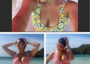 Akanksha Puri Bikini Photos: बिकिनी में आकांक्षा पुरी ने दिखाया बोल्ड लुक, फ्लॉन्ट किया फिगर, फैन्स बोले- कयामत आ गई