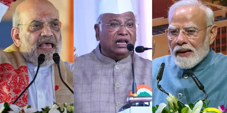 Amit Shah UP Election 2027e:’मोदी जी तीन बार PM बने और चौथी बार भी बनेंगे’, लखनऊ में खड़गे को गृहमंत्री अमित शाह का जवाब